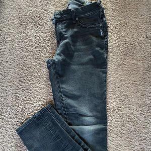 Silver joga jeans
